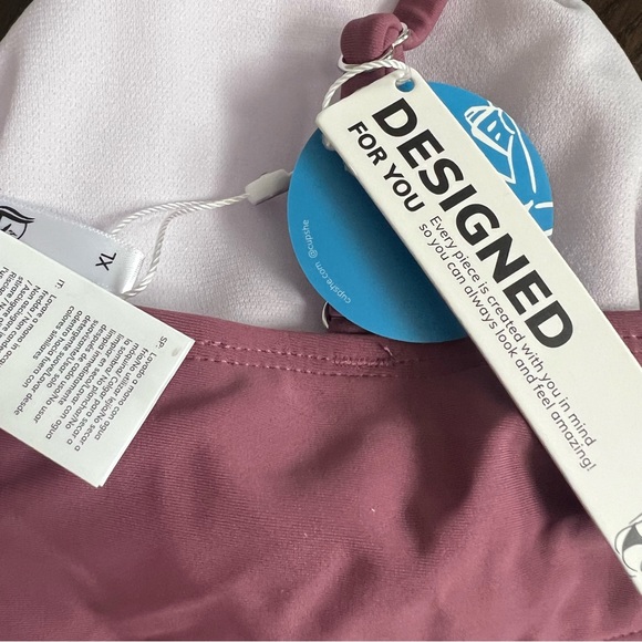 Nwt Cupshe dusty rose pink bikini swim suit size XL - Picture 4 of 4